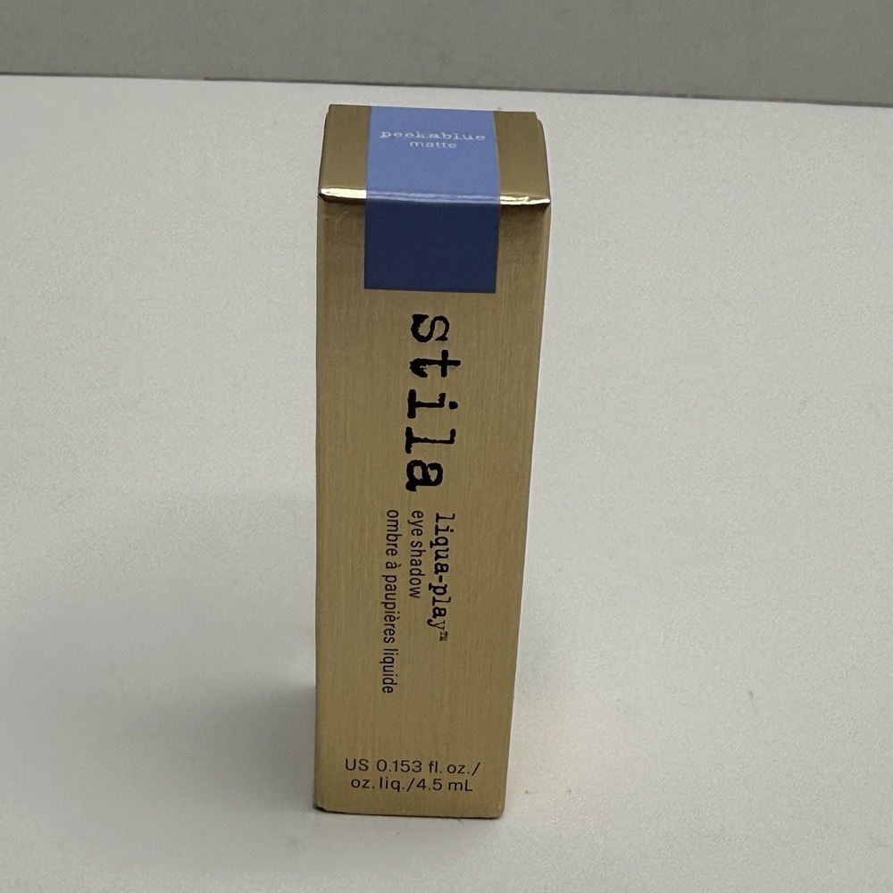Stila Liqua-Play Liquid Eye Shadow Peekablue Matte 4.5mL 0.153 oz NEW
